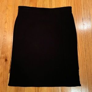 LOFT - Black Pencil Skirt - Size M